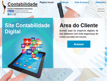 Tablet Screenshot of escritacontabilidade.adv.br